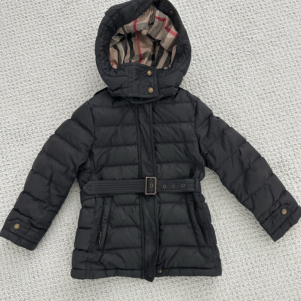 Burberry Kids Size 6Y Puffer Coat